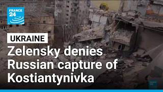 YouTube video thumbnail: Zelensky Denies Russian Capture of Key Eastern City