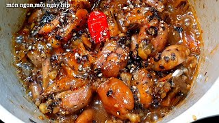 Cách làm ĐÙI ẾCH KHO TIÊU ngon tại nhà | món ngon mỗi ngày htp
