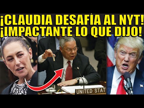 ⚠️IMPACTANTE LO QUE HIZO CLAUDIA!🚨 ! EXHIBE AL NYT! NO DEJARÁ QUE HAGAN LO MISMO A MÉXICO!