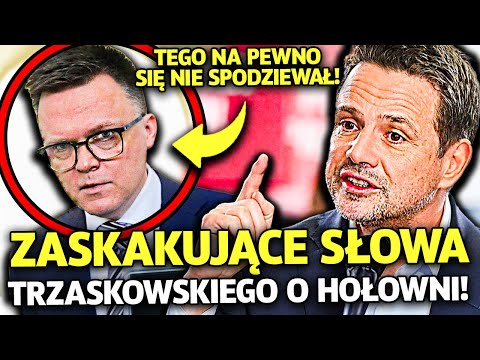 NIESPODZIEWANE SŁOWA RAFAŁA TRZASKOWSKIEGO O MARSZAŁKU HOŁOWNI! TEGO NA PEWNO SIĘ NIE SPODZIEWAŁ!