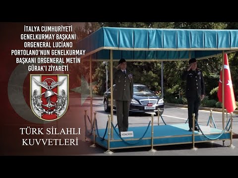 İtalya Cumhuriyeti Gnkur.Bşk. Org. Luciano PORTOLANO’nun Gnkur.Bşk. Org. Metin GÜRAK’ı Ziyareti