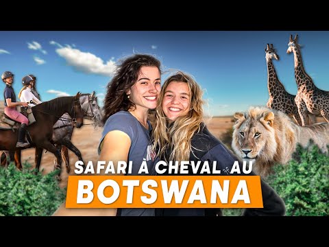 MON VOYAGE À CHEVAL AU BOTSWANA 🇧🇼🦁🐴✈️ (encerclés par des animaux sauvages...) | Episode 1