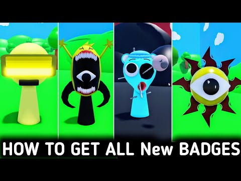 Roblox 3D Sprunki RP HUGE UPDATE - How To Get All New Badges + All 4 Morphs Animation