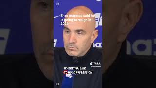 Enzo maresca said he is going to resign in 2026 watch #premierleague #youtubeshorts #christmas