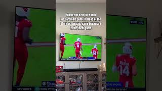 When you have to watch the Cardinals game instead of the 49ers game 😭 #nfl #cardinalsfootball