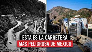 Asi es la carretera mas peligrosa de México.