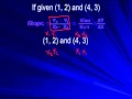 Finding Slope with Coordinate Points