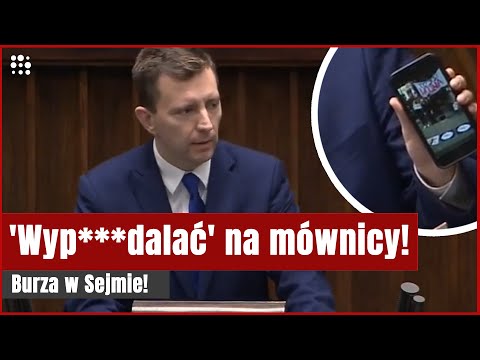 Skandal w Sejmie! Padło "wyp**dalać"!