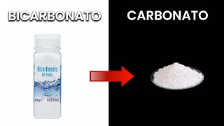 🔴 Cómo hacer CARBONATO de SODIO a partir de BICARBONATO de SODIO en casa (FÁCIL + MÉTODO SOLVAY)
