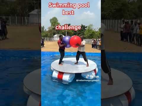Best swimming pool challenge #fypシ゚ #funny #viralvideo @princeofkigooco#mention the owner#shorts