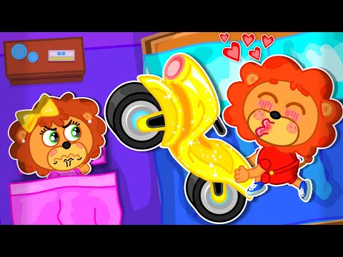 Lion Family | Sharing is Caring! Feelings and Emotions Siblings Story | Cartoon for Kids