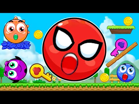 Juegos para Niños - Red And Blue Ball Heroes Capitulo 2 - Juegos de Bolitas de Colores