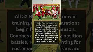 NFL training camps officially underway across the league