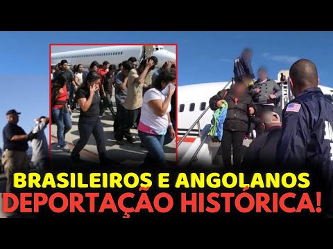 ESTÃO AGREDINDO OS BRASILEIROS E ANGOLANOS! DEPORTAÇOĒS HISTÓRICA!!!