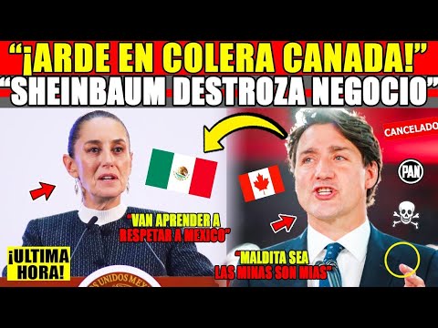 ¡SE SACUDE MEXICO! CLAUDIA recibe LLAMADA ¡CANADA LA AM3N4Z4 Y MEXICO RESPONDE LOPEZ OBRADOR NOROÑA