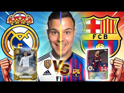 Batalla Real Madrid Vs Barcelona | Topps Fan Set Con Autógrafos | El Clasico