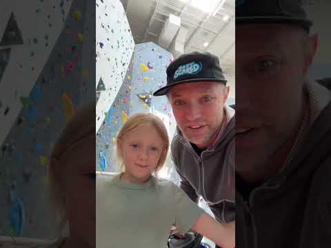 FIRST TIME ROCK CLIMBING IN A GYM