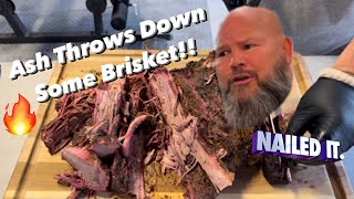 Ash Likey!! Ash Throws Down Some Brisket #bbq #food #how #instagram #best #foodie #2023 #amazing