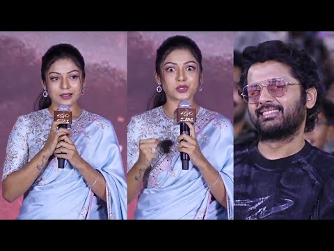 Varsha Bollamma Speech at Thammudu Movie Release Trailer Launch | Nithiin, Sapthami Gowda, Laya