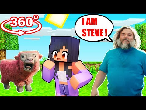 How Aphmau Met STEVE From MINECRAFT TRAILER ?  360°