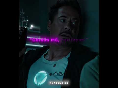 Çok Hızlı Baktım Hiçbir şey |Tony Stark| Müzik: Clean Bandit - Rather Be (Slowed) #trending #shorts