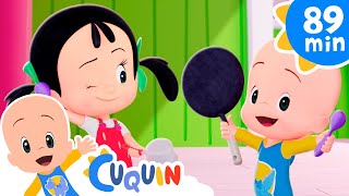 ¡Cuquín, no hagas ruido! 😶🔇 y más canciones infantiles para bebés con Cleo y Cuquín