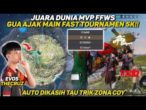 FASTUR 5K BARENG MVP FFWS EVOS THECRUZ!! DIARAHIN SAMA DIA LANGSUNG AUTO DAPAT ZONA?!