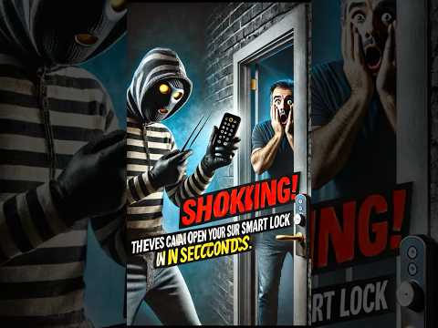 Shocking! Thieves Can Open Your Smart Lock in Seconds! 😱🔓 #shorts