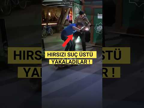 HIRSIZ KAÇMAYA ÇALIŞIRKEN BEKÇİLER TARAFINDAN YAKALANDI. #bekçi #shorts #keşfet