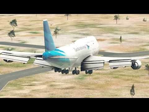 B747 Landing On Highway Gone Wrong [XP11]