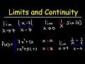 Limit Concepts and Theorems