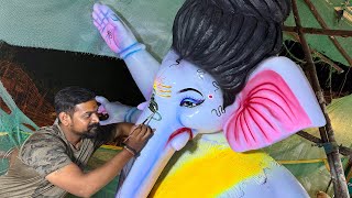 Mahakal Ganesh Eye Painting 2025 | Ganesh Eye Making At Venu Gopal Arts | Ganpati Bappa Eye Painting