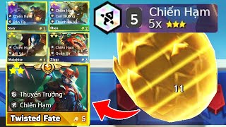 TÔI ĐÃ KÍCH ĐƯỢC NỘI TẠI ẨN END GAME: KHI DÁT VÀNG FULL 3 SAO TƯỚNG CHIẾN HẠM 1-2-3-5 TIỀN 3 SAO