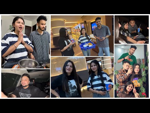 Movie Date 😍❤️ Filam Da Ban Gya Plan Ajj Da😂 Dona Kudiya Ne Dimag Kha Leya Filam Lai 😒😏