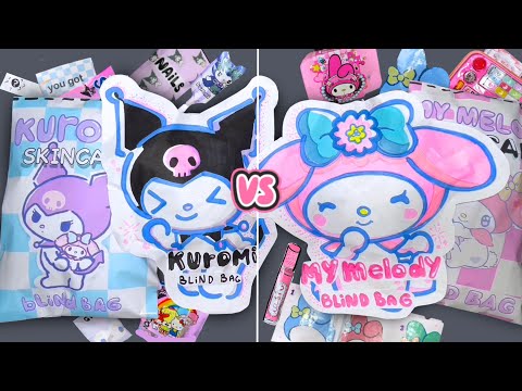 🍏KUROMI VS MELODY🍎BLIND BAGS UNOXING😮🎄|ASMR