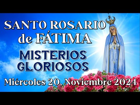 🙏🏻SANTO ROSARIO EN ESPAÑOL, MISTERIOS GLORIOSOS, Noviembre 20, 2024