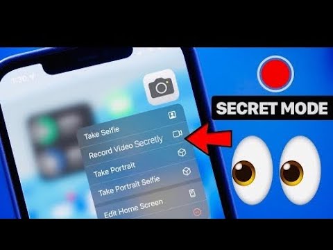 Secretly Record Video on iPhone
