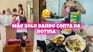 CUIDANDO DE TUDO - CASA LIMPA E ALMOÇO FRESQUINHO - MATERNIDADE SOLO 