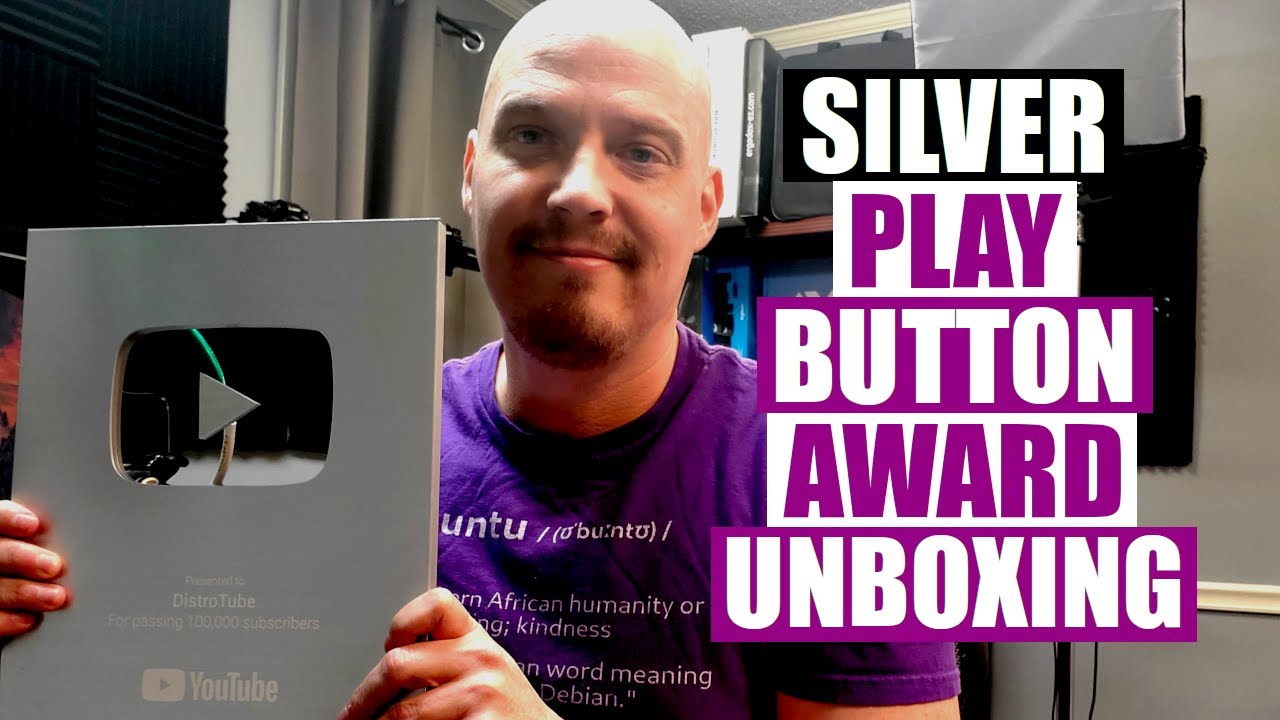 Unboxing Silver Play Button And The Journey To Get Here DistroTube