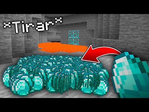 Minecraft pero los ITEMS se MULTIPLICAN al TIRARLOS...
