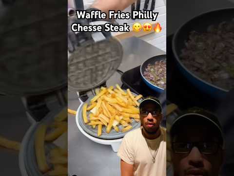 Waffle Fries Philly Cheese Steak😋 #trendingshorts #fyp #relatable #viral #fypシ゚viral #shorts