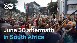 YouTube video thumbnail: South Africa Faces Uneasy Calm After June 30 Anti-Migrant Protests
