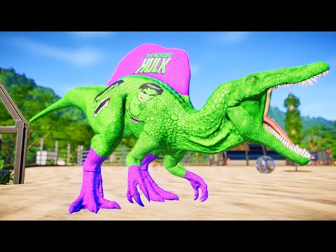 DINOSSAURO REX do BATMAN  Jurassic World Evolution Jogo de Dinossauro 