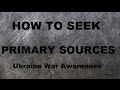 Finding and Evaluating Primary Sources
