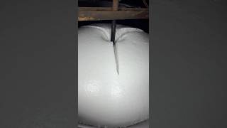 How White Foam Is Made From Liquid | Incredible Process Revealed 😱 #foam #factory #shortsvideo