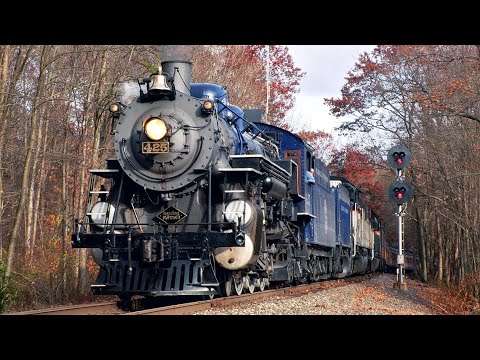 Reading & Northern 425: Journey of an Autumn Steam Train Part 2 - Last Dash to Jim Thorpe