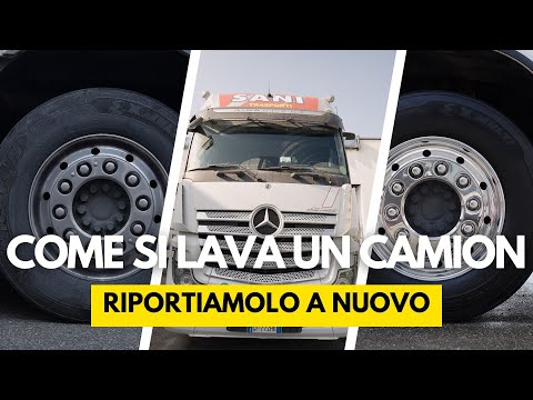 Come si LAVA un CAMION? Riportiamo A NUOVO un MERCEDES ACTROS 44 Ton
