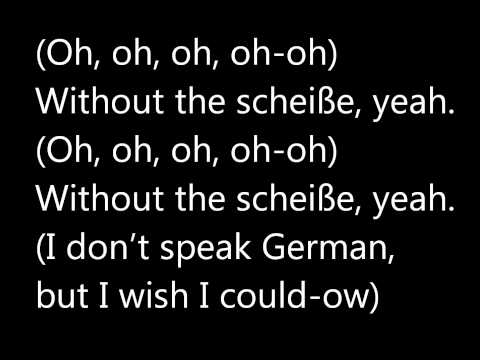 Lady Gaga   Scheiße   Lyrics on screen