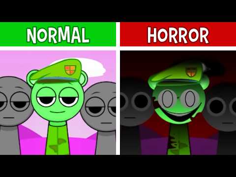 Happy Sprunk Friends | Incredibox Sprunki - Normal Version vs Horror Version (Happy Tree Friends)