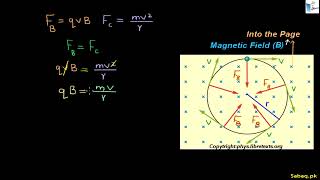 Frequency and Time Period of a Charge Moving in a Magnetic Field